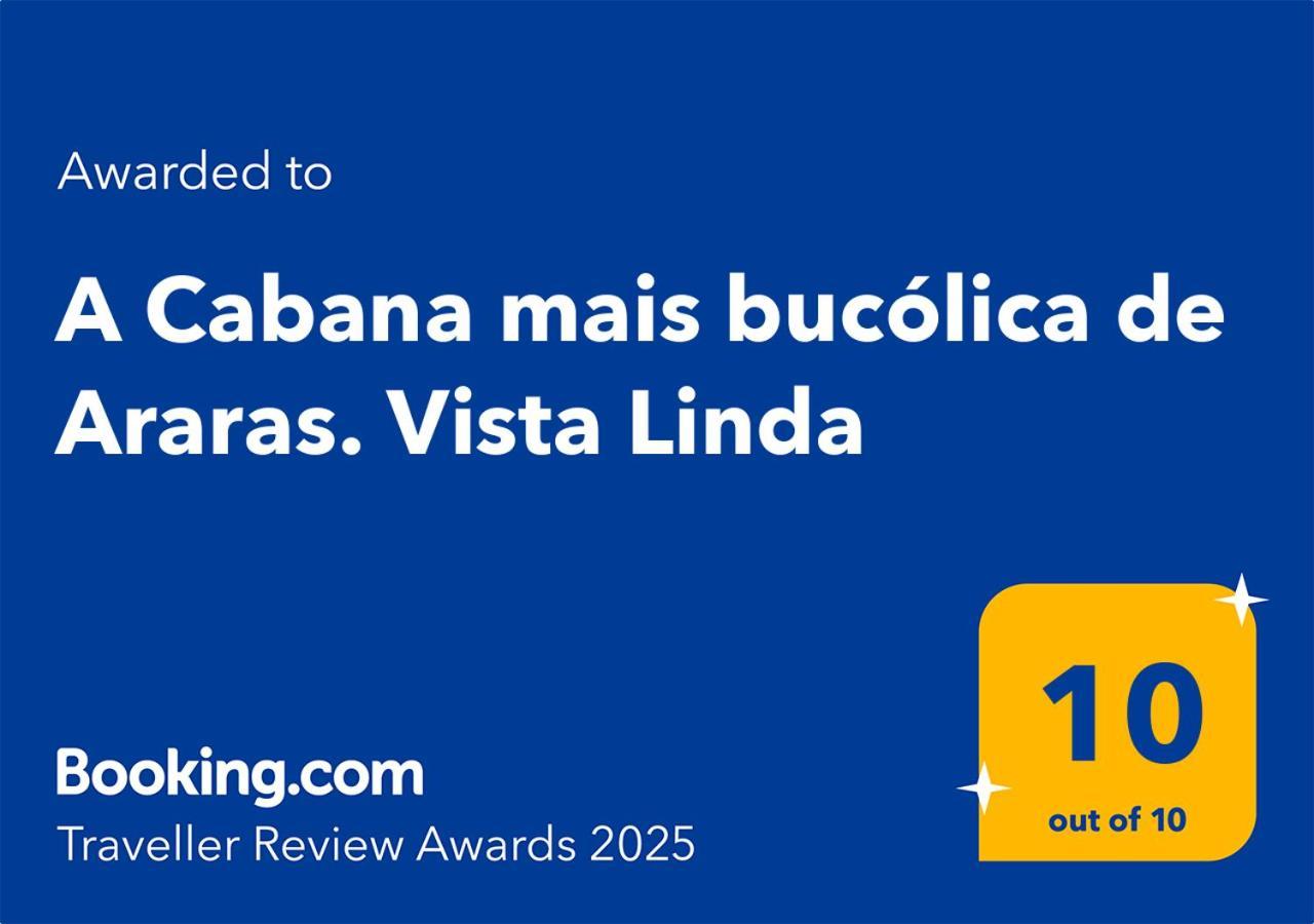 O Chale Mais Bucolico De Araras. Vista Linda Eksteriør billede